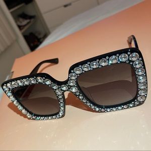 gucci diamond glasses